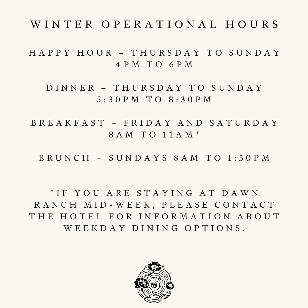 The Lodge Winter hours