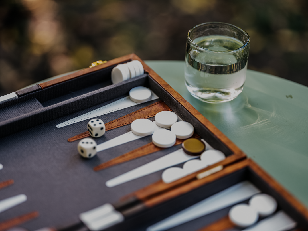 Deck Backgammon at Dawn Ranch