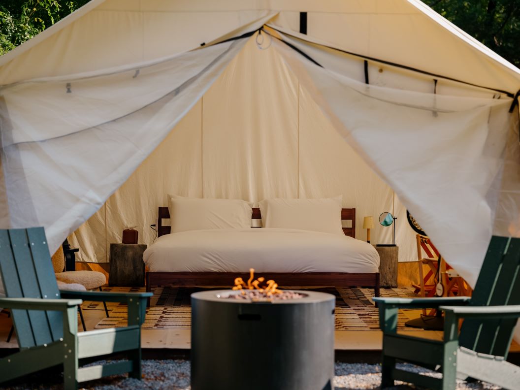 Glamping Tents at Dawn Ranch